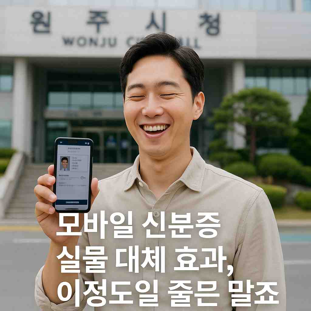 모바일 신분증 실물 대체 효과, 이 정도일 줄은 몰랐죠