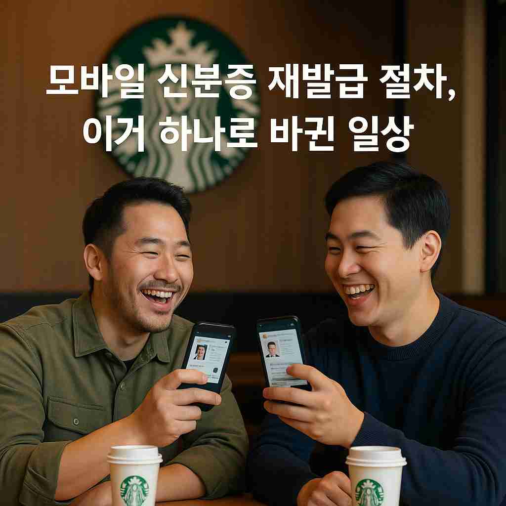 모바일 신분증 재발급 절차, 이거 하나로 바뀐 일상
