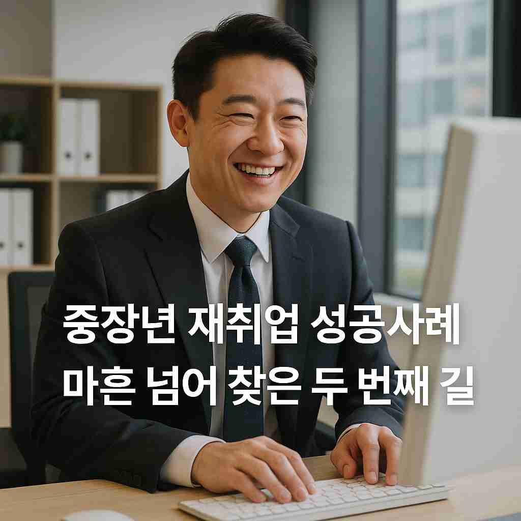 중장년 재취업 성공사례, 마흔 넘어 찾은 두 번째 길