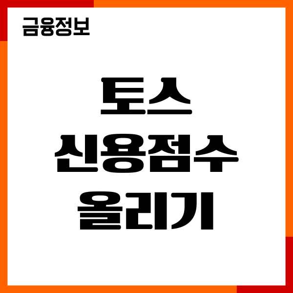 토스 신용점수 올리기 가능할까 신용관리, 이용후기